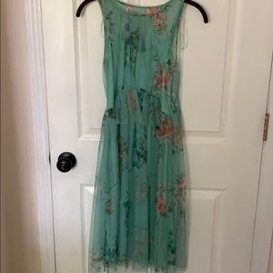 LC Lauren Conrad floral mint dress size 0